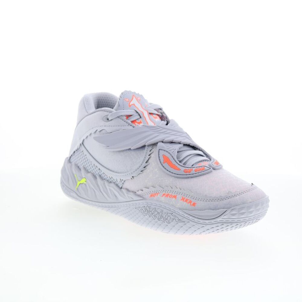 Puma Mens Lamelo Ball MB.05 Metallic Gray Shoes (NWT) - Picture 2 of 7
